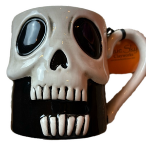 Skull mug by Blue Sky Clayworks - NWT, hand wash only. Halloween
